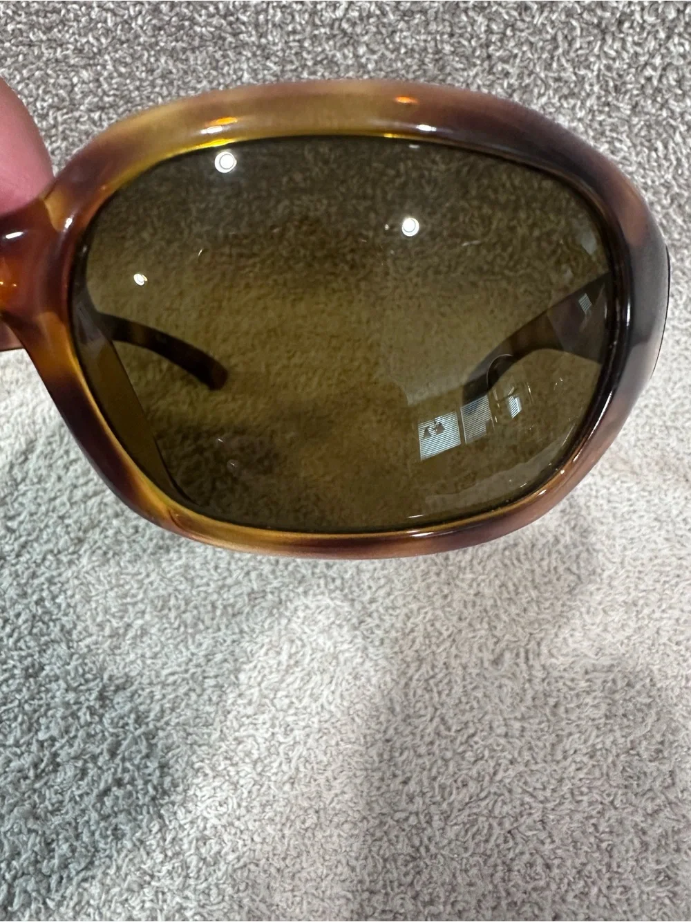Ray-Ban Brown Tortoiseshell Oversized Sunglasses